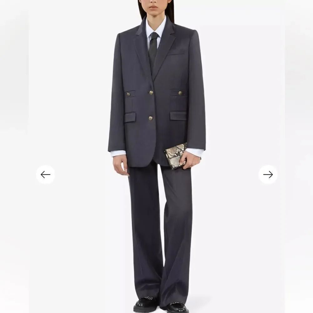 $595 THE KOOPLES - Notch-lapel single-breasted woven blazer NWT